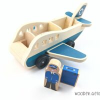 Wooden Aeroplane KB0047-2