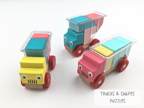 Trucks & Shapes Puzzles KB0066-3