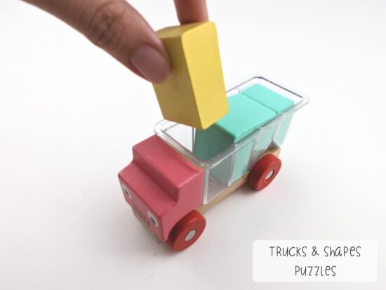 Trucks & Shapes Puzzles KB0066-4